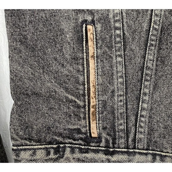 Lip Service Coffin Patch on Vtg Arizona Jean Co Jacket Sz L - Picture 6 of 10